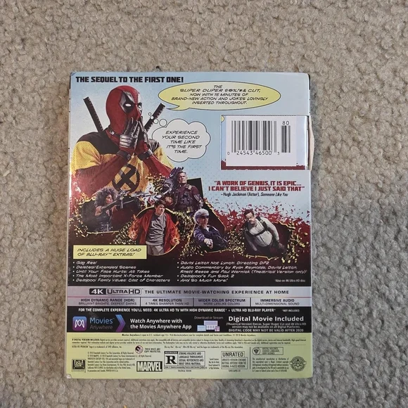 Target Deadpool 2 4K Ultra HD Movie - Red, Black, White - Picture 2 of 8